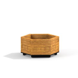 Wooden flowerpot IV