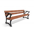 Bordeaux Bench w/ Armrests