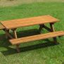 Real picture of Larchwood Table & Bench