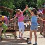 Two girls on Balance